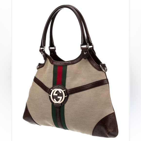 Authentic Gucci Webb Reins Hobo bag - Picture 1 of 14